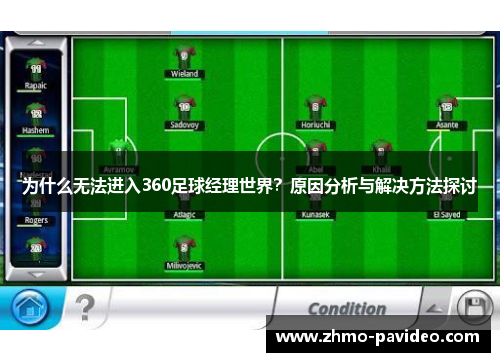 为什么无法进入360足球经理世界？原因分析与解决方法探讨
